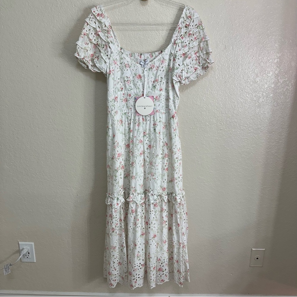 loveshackfancy Clementine floral dress Size 8 - Picture 5 of 16